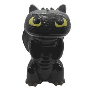 How To Train Your Dragon Toothless Ceramic Coin Bank DreamWorks 2014 Night Fur